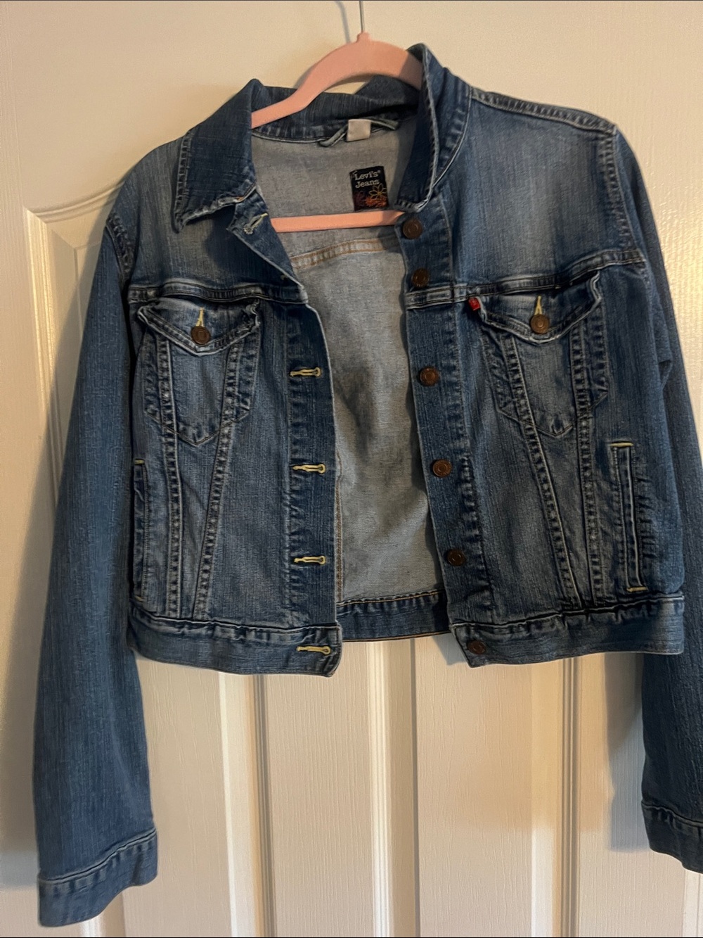 Levi's Women's Medium Blue Denim Jacket sz L